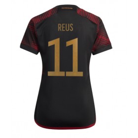 Nogometni Dresovi Njemačka Marco Reus 11 Ženska Gostujući Svjetsko Prvenstvo 2022 Kratkih Rukava